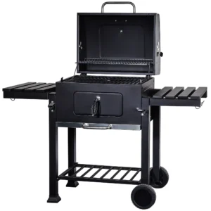 George Foreman Charcoal Bbq Smoker Outdoor Barbecue (2)