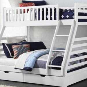 Space White Bunk Bed